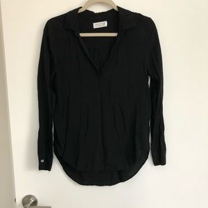 Long sleeve cotton Velvet top